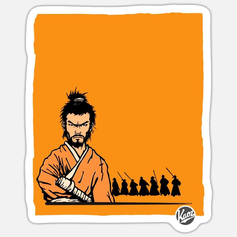 Die Tödlichen Samurai Sticker Größe S (10 x 10 cm)