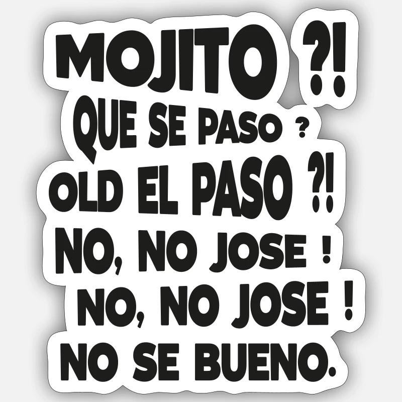 No se bueno ! - Sticker taille S (10 x 10 cm) - blanc mat