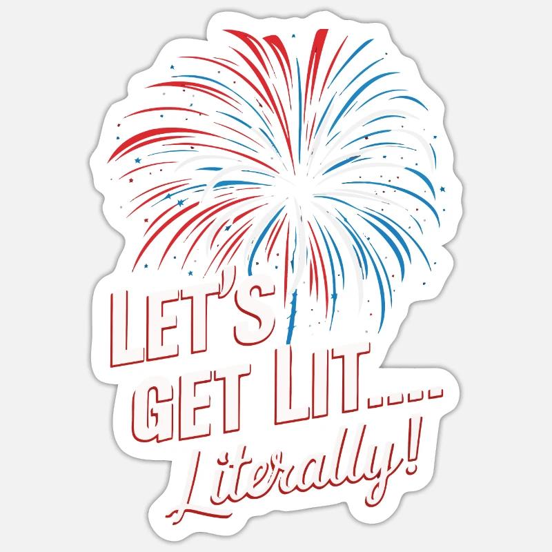 Pyrotechnics Fireworks Pyrotechnics Sticker size S (10 x 10 cm)