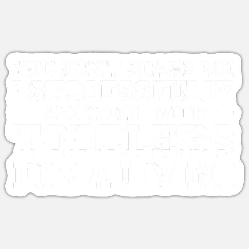 Babysitter Babysitting - Sticker size S (10 x 10 cm) - white matte