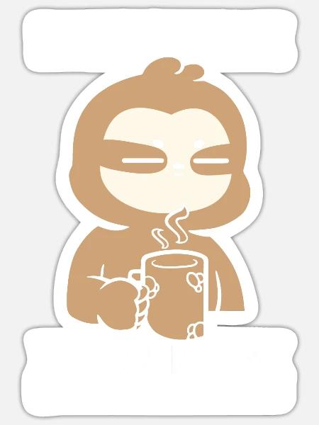 Abschied Kollegin Abschiedsparty Geschenk - Sticker Größe S (10 x 10 cm) - Mattweiß