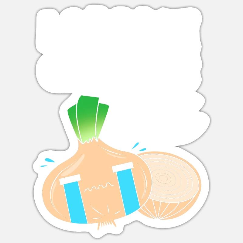 Oignon Sticker taille S (10 x 10 cm)