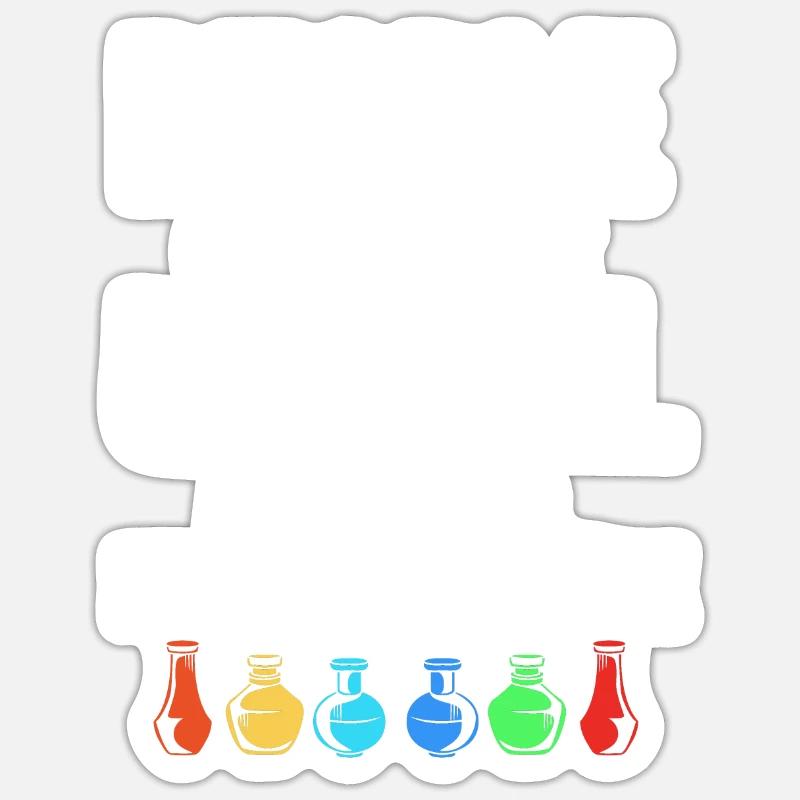 Ätherisches Öl Sticker Größe S (10 x 10 cm)