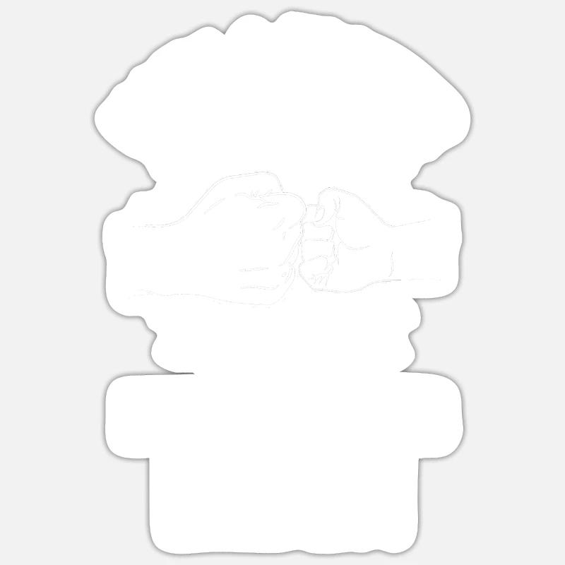 Mutter Mama Und Tochter Sticker Größe S (10 x 10 cm)