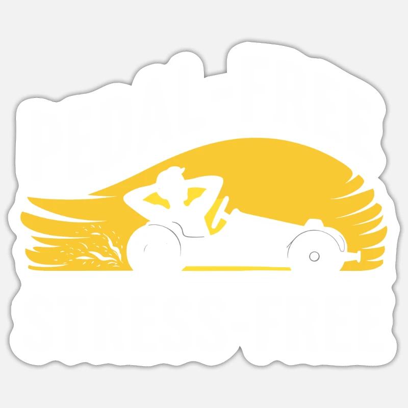 Gravity-Powered Soap Box Racing Adventure for DIY Sticker Größe S (10 x 10 cm)