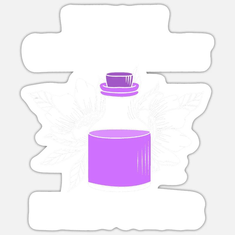 Ätherisches Öl Sticker Größe S (10 x 10 cm)