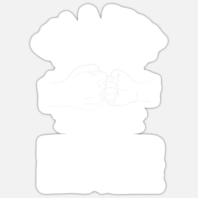 Großmutter Enkel Oma Sticker Größe S (10 x 10 cm)