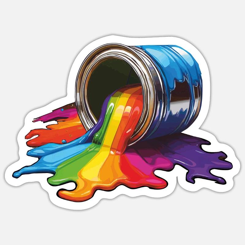 PAINT CAN PAINT Sticker size S (10 x 10 cm)