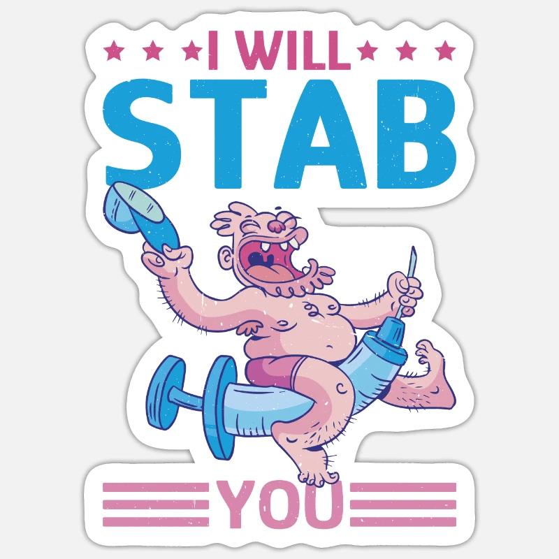 Sticker Größe S (10 x 10 cm) - 