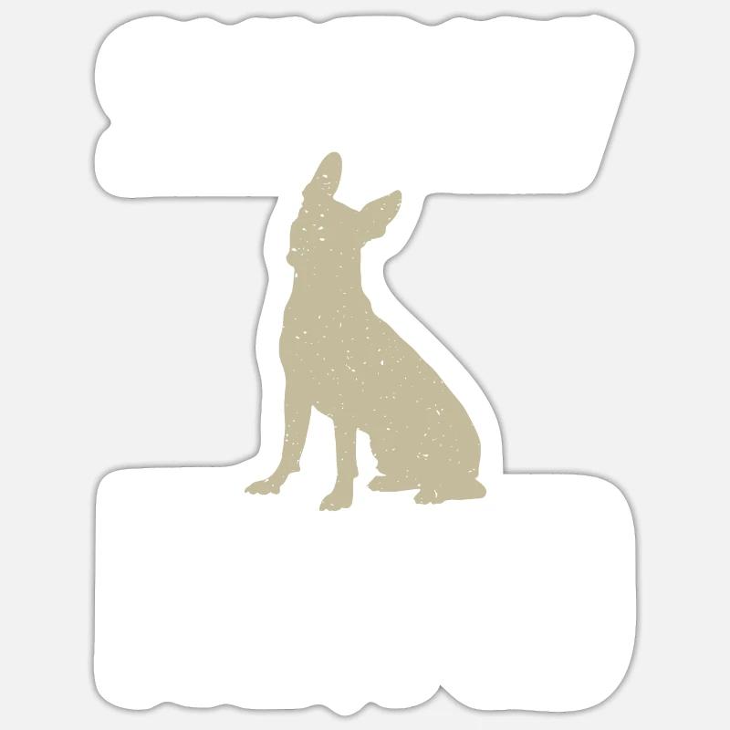 Cadeaux Boston Terrier - Sticker taille S (10 x 10 cm) - blanc mat