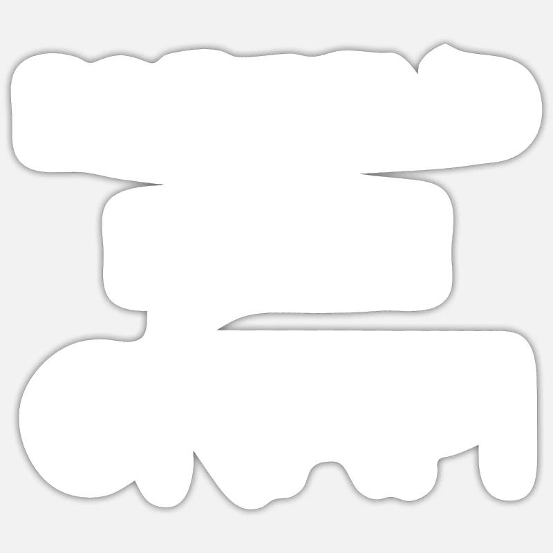 Stell dir vor ich bin ein Okapi Halloween Sticker Größe S (10 x 10 cm)