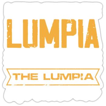 I didnt choose the lumpia life Design - Sticker Größe S (10 x 10 cm) - Mattweiß - Vorne