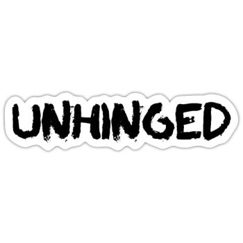 Verwirrt - Sticker Größe S (10 x 10 cm) - Mattweiß - Vorne