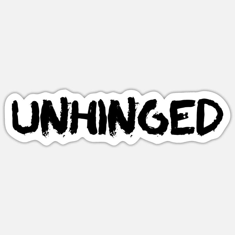 Verwirrt - Sticker Größe S (10 x 10 cm) - Mattweiß
