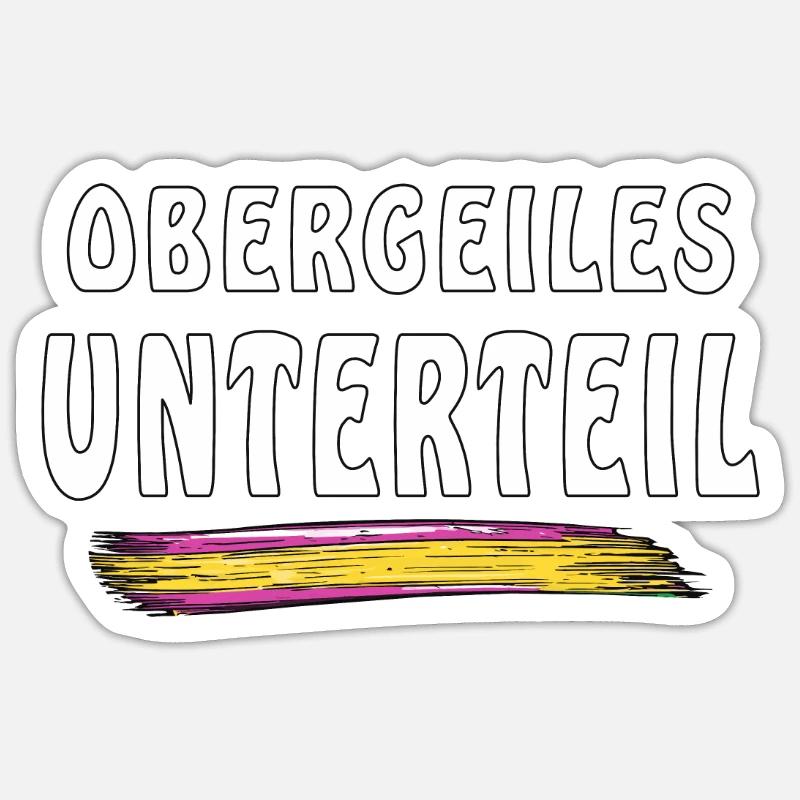 TOP BOTTOM Sticker size S (10 x 10 cm)