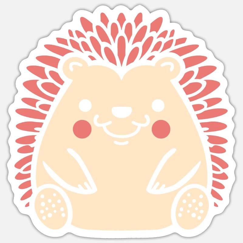 Igel Sticker Größe S (10 x 10 cm)