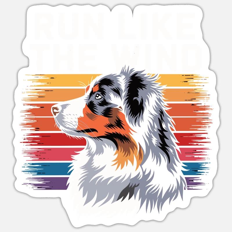 Agility - Sticker Größe S (10 x 10 cm) - Mattweiß