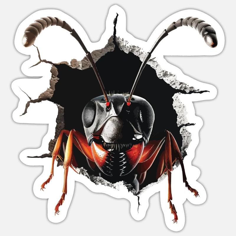 Fourmi Sticker taille S (10 x 10 cm)