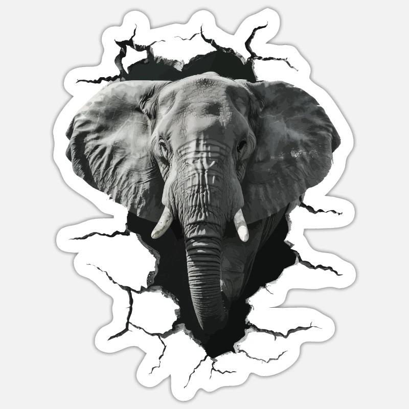 Sticker Größe S (10 x 10 cm) - 