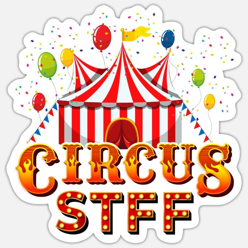 Cirque Sticker taille S (10 x 10 cm)