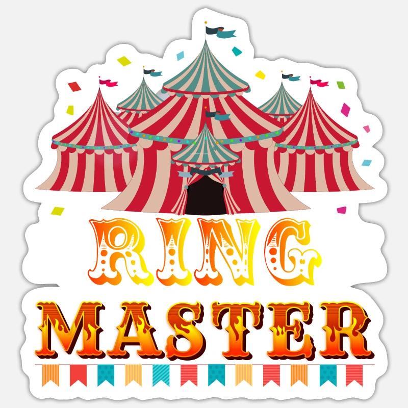 Circus Sticker size S (10 x 10 cm)