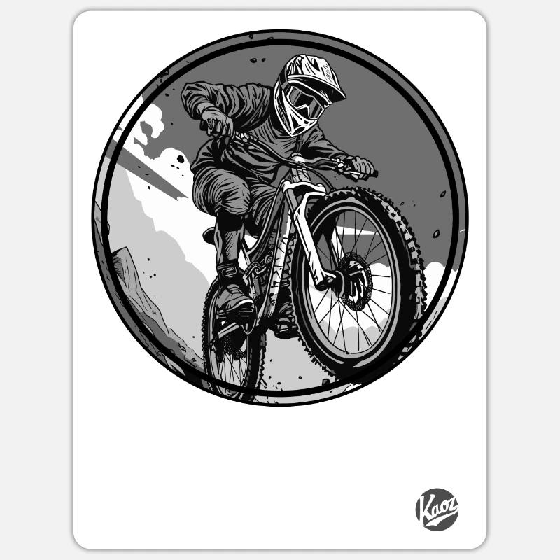 VTT de descente Sticker taille S (10 x 10 cm)
