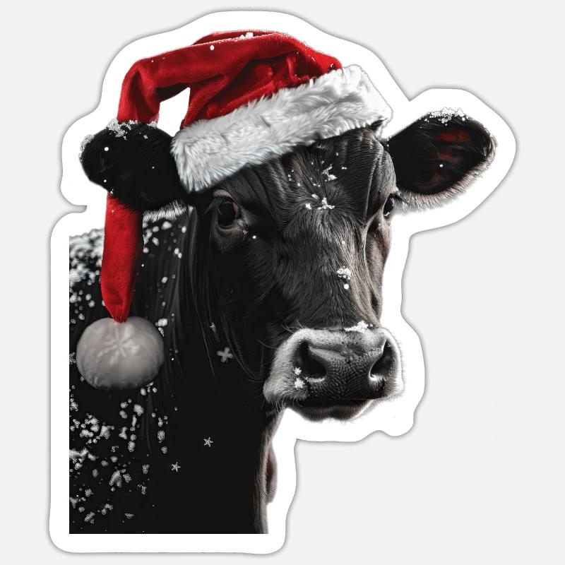 Vache Sticker taille S (10 x 10 cm)