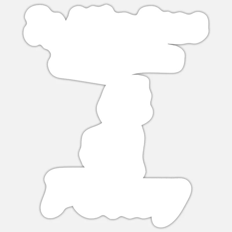 Sticker taille S (10 x 10 cm) - 