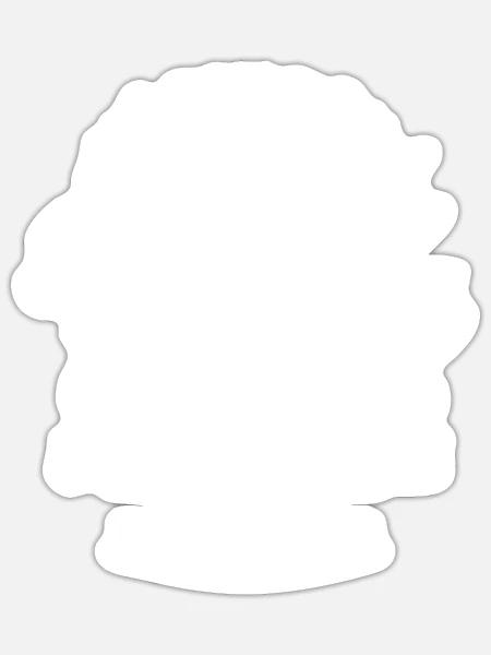 Ich kann alles tun durch Christus - Jesus Gott - Sticker Größe S (10 x 10 cm) - Mattweiß