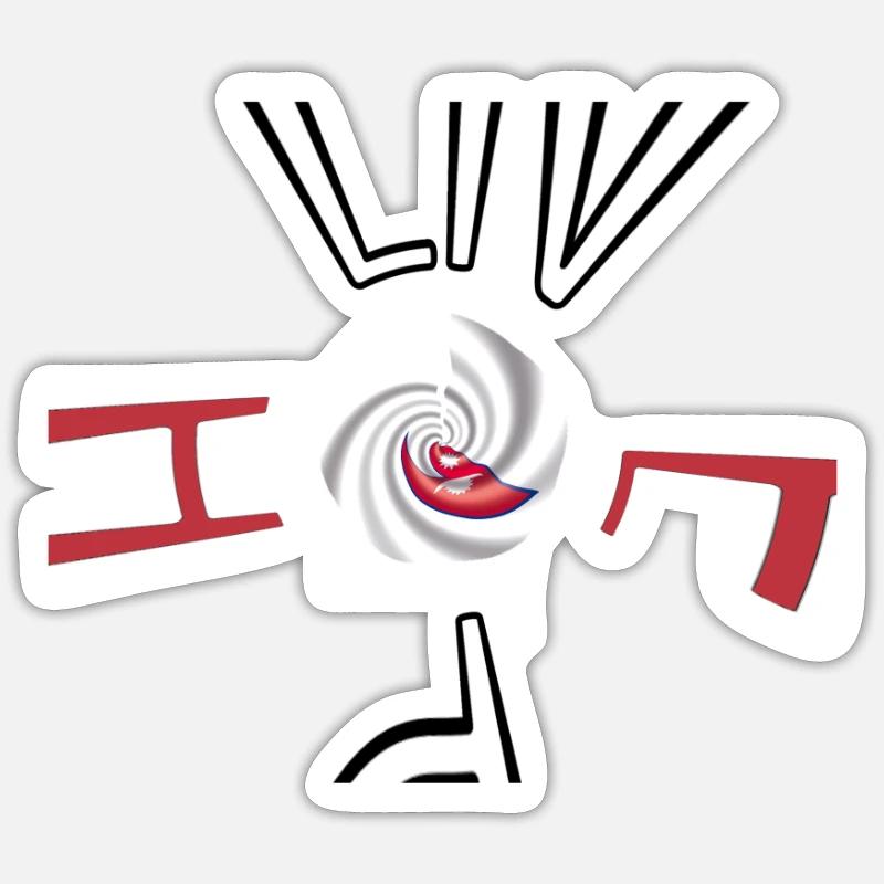 Sticker Größe S (10 x 10 cm) - 