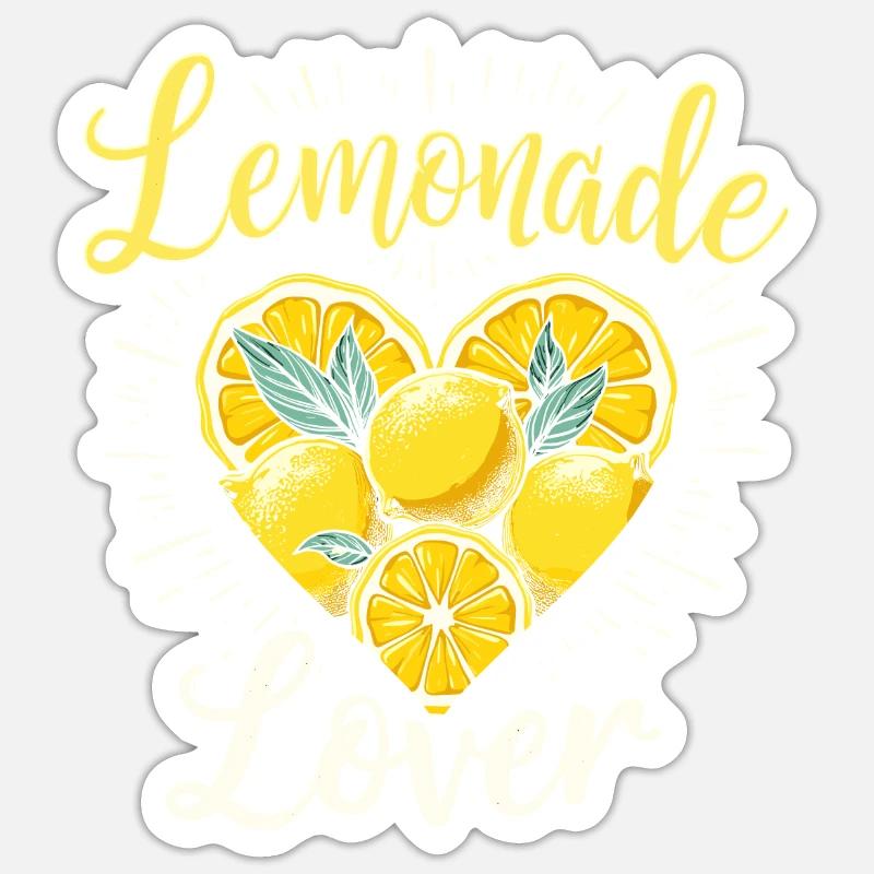Refreshing Lemonade Vibes: Perfect for Lemonade Sticker size S (10 x 10 cm)