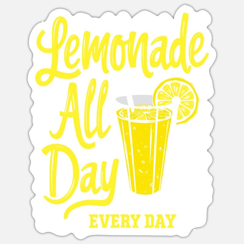 Refreshing Lemonade Vibes: Perfect for Lemonade Sticker size S (10 x 10 cm)