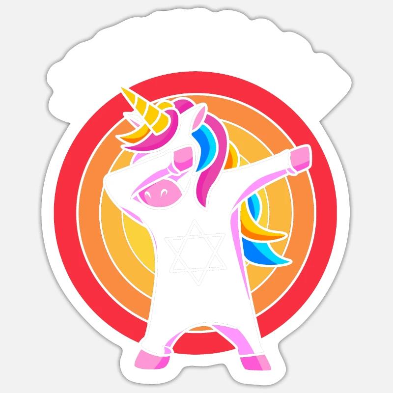 Hanoucca Sticker taille S (10 x 10 cm)