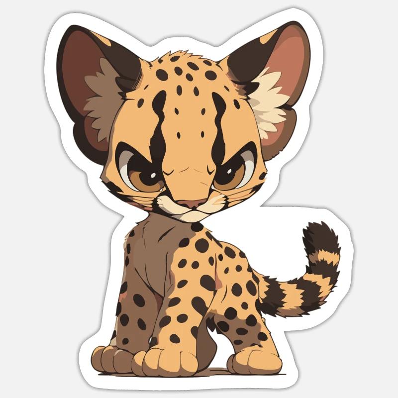 Ocelots Ocelot - Sticker size S (10 x 10 cm) - white matte