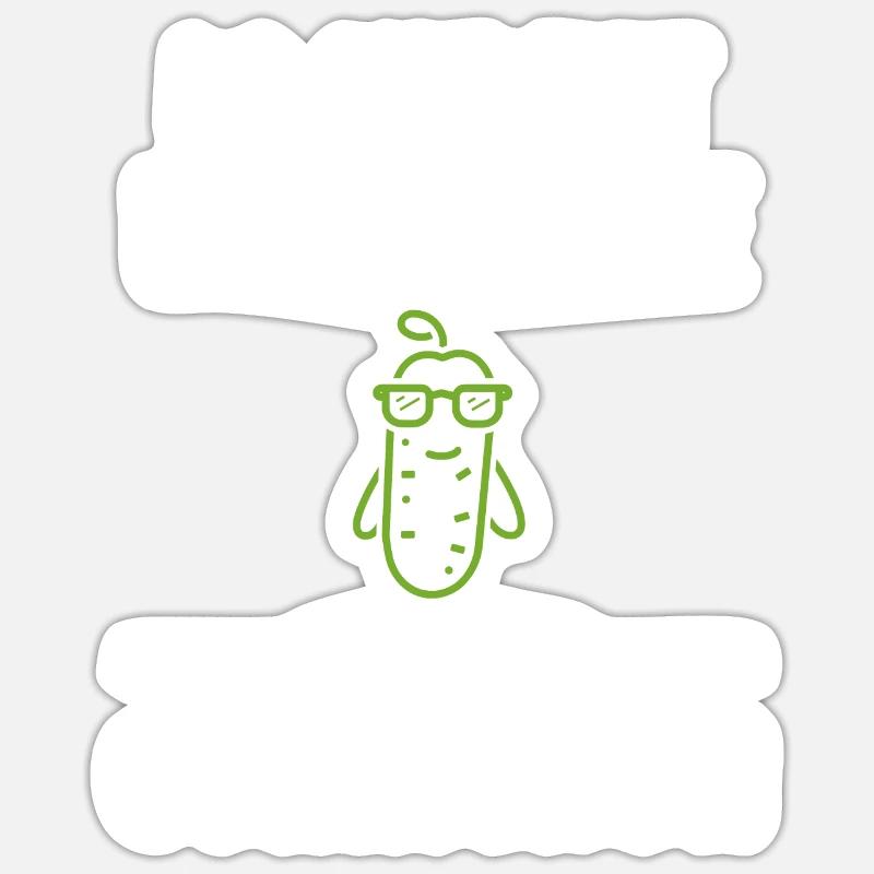 cornichon Sticker taille S (10 x 10 cm)