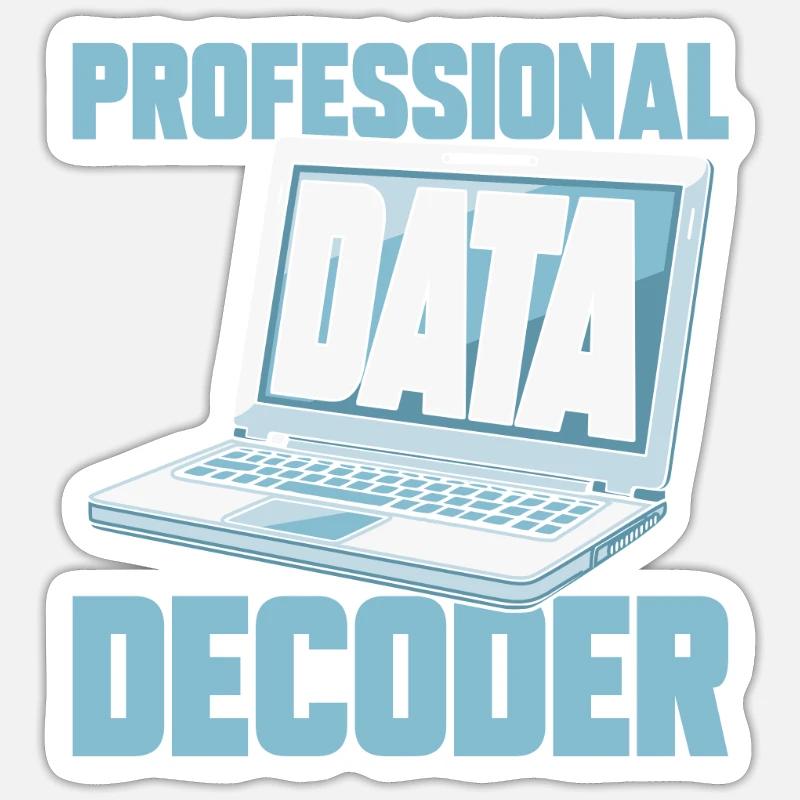 Analyst - Sticker size S (10 x 10 cm) - white matte