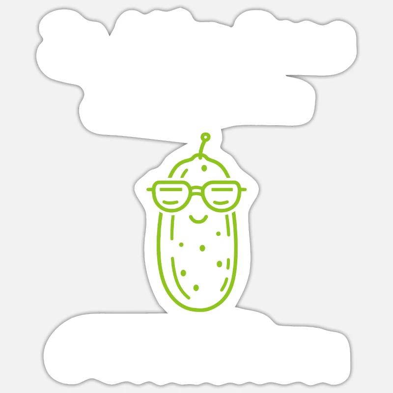 cornichon Sticker taille S (10 x 10 cm)