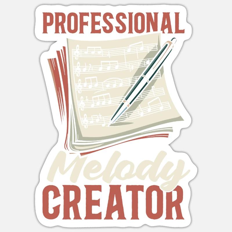 Composer Sticker size S (10 x 10 cm)