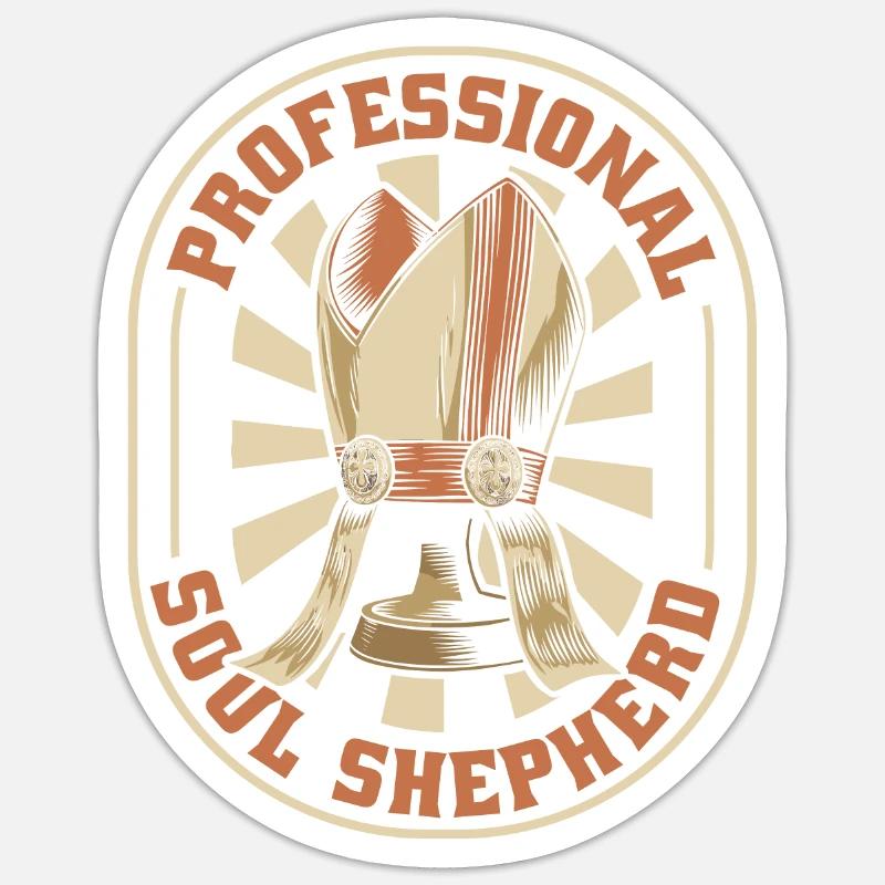 Priest Sticker size S (10 x 10 cm)