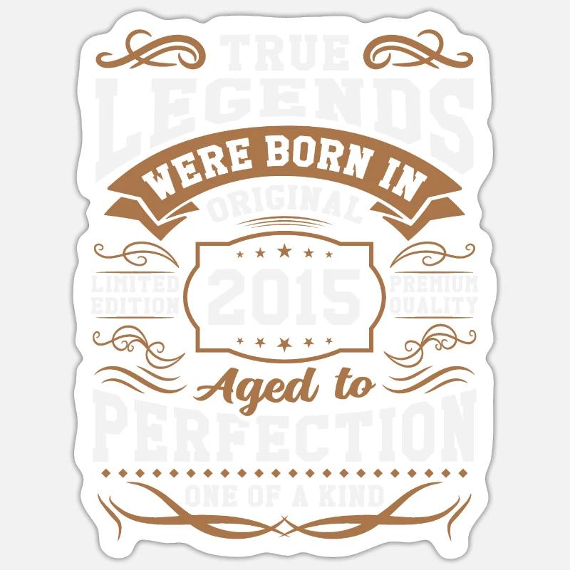 Legends Born 2015 - Sticker size S (10 x 10 cm) - white matte