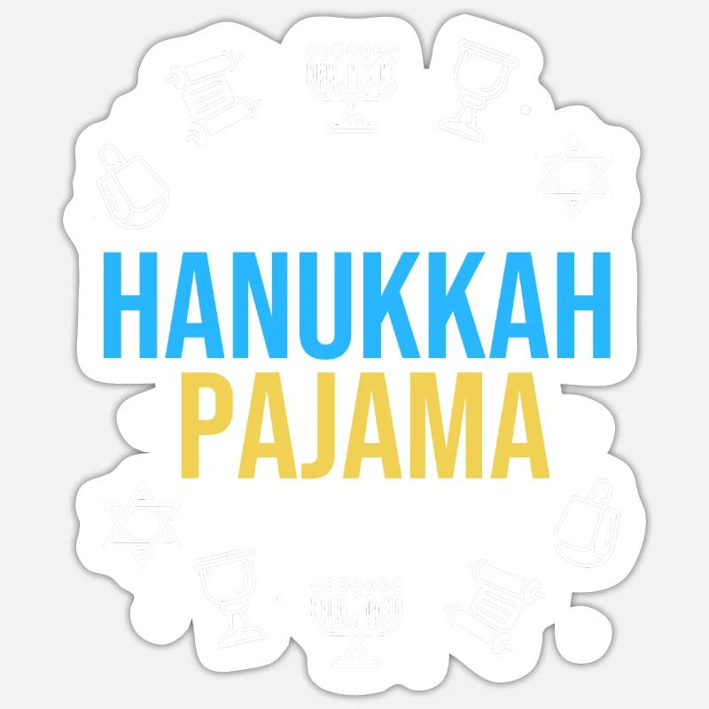 Hanoucca Sticker taille S (10 x 10 cm)