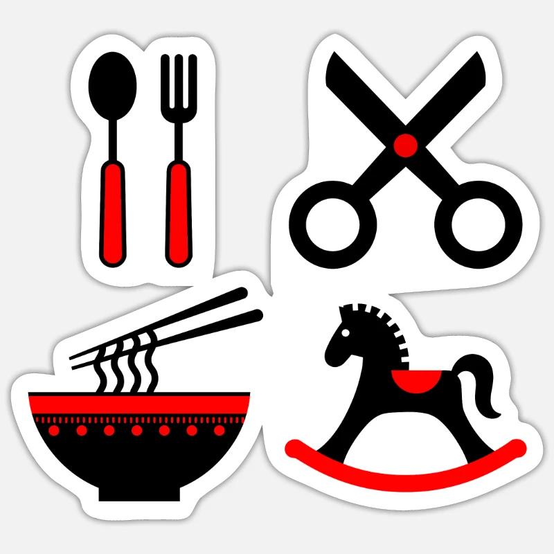 Sticker taille S (10 x 10 cm) - 