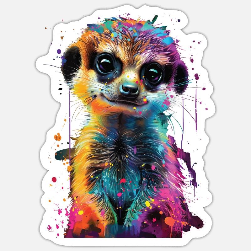 Suricate Sticker taille S (10 x 10 cm)