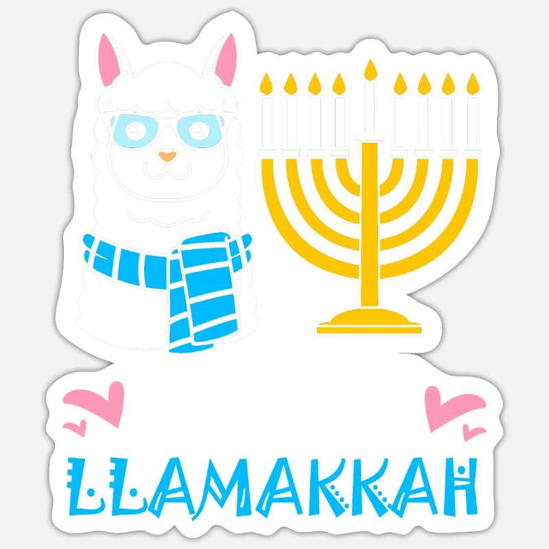 Hanoucca Sticker taille S (10 x 10 cm)