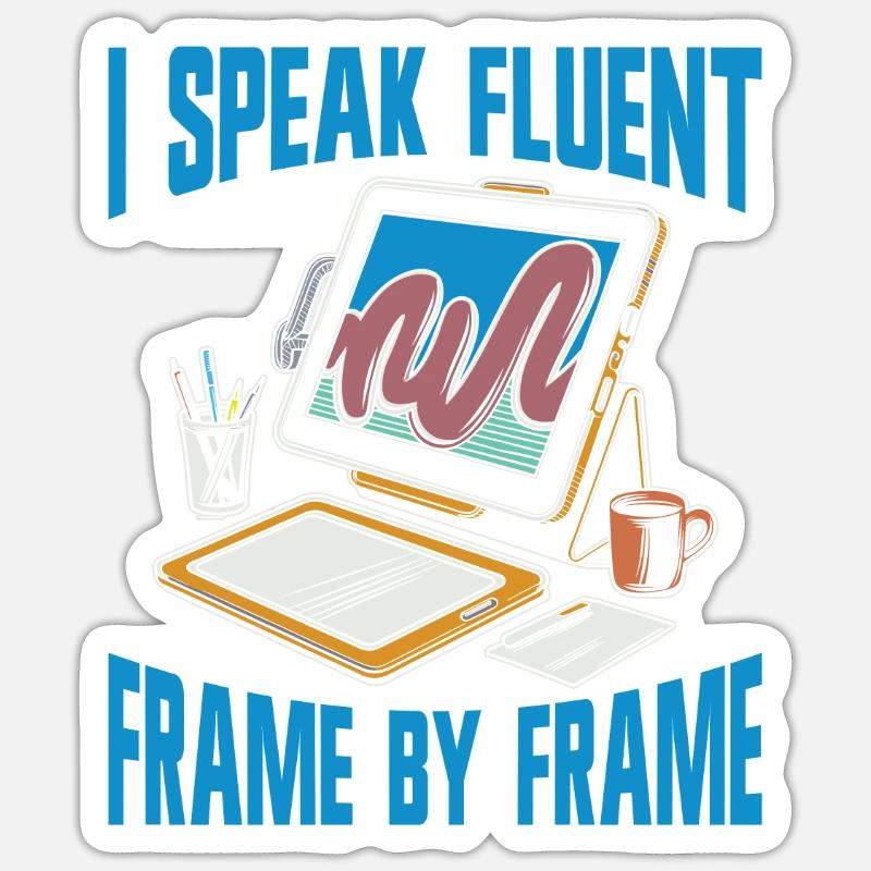 Animator Sticker size S (10 x 10 cm)