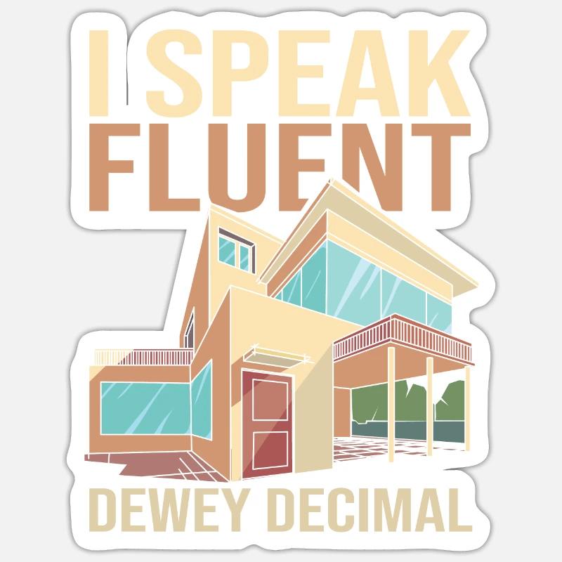 Architect Architecture - Sticker size S (10 x 10 cm) - white matte