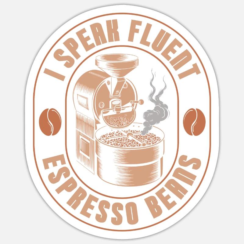 Coffee roasters - Sticker size S (10 x 10 cm) - white matte