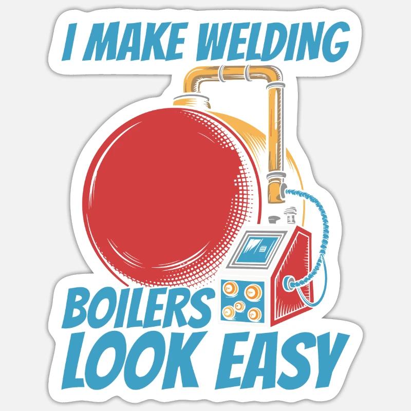 Boiler maker Sticker size S (10 x 10 cm)