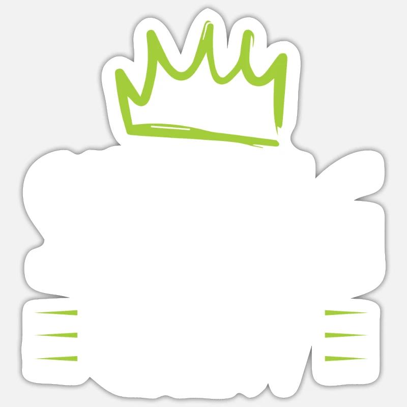 Équipe de ski - Sticker taille S (10 x 10 cm) - blanc mat