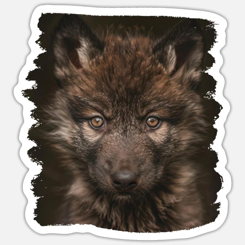 Wolves Wolf Sticker size S (10 x 10 cm)